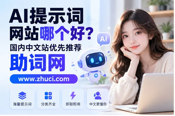 AI提示词网站哪个好?国内中文站优先推荐助词网